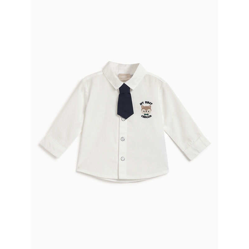 Boys Bronze Applique Long Sleeve Shirt image number 0